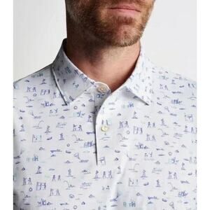 NWOT Peter Millar Mens Featherweight Golf Polo Size XL